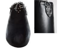 sacco boxe a goccia o pera di alta qualità e resistenza drop bag perone per allenamento muay thai calci ginocchiate montanti (PIENO x 25 Kg)
