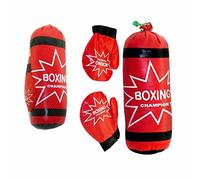 Sacco Boxe con guantoni con Bandiera Americana Gioco per Bambini Set Box per Pugilato Allenamento con Sacco da Appendere