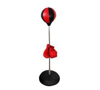 SACCO BOXE CON PUNCHING BALL E GUANTONI REGOLABILE 150CM ALLENAMENTO 94692