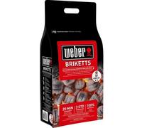 Weber Carbone per Barbecue (4kg), per una Bruciatura Lunga e Costante, Ideale per una Lunga superficie di cotturata, Legno 100% Naturale, Raccolto Sostenibile, Certificato FSC (17590)