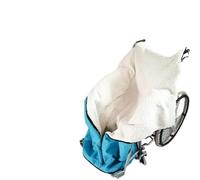 Sacco coprigambe for sedia a rotelle foderato in pile caldo antivento, sacco siamese semi avvolto, for accessori for sedie a rotelle for anziani e disabili