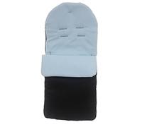 Sacco coprigambe imbottito compatibile con passeggino Bugaboo, azzurro