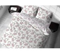 Sacco Copripiumino In 100% Cotone Made Italy Disegno Magnolia