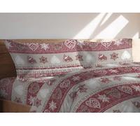 Sacco Copripiumino In 100% Cotone Made Italy Disegno Stelvio