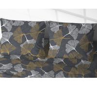 Sacco Copripiumino In 100% Cotone Made Italy Moderno Disegno Ginko Foglie
