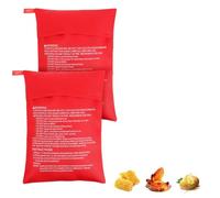 Sacco Cuoci Patates in Microonde Riutilizzabile,2 pezzi sacchetti per patata forno a microonde,Microonde Patata Fornello Borsa,Sacchetto per Patates Microondes,Sacchettos per Dieta Borsa da Cucina