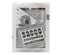 Sacco Custodia in Plastica Trasparente per Materasso Singolo, Protettivo e Robusto, Perfetto per Conservazione e Trasporto Sicuro