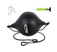 Sacco da boxe a doppia estremità, PU Double End Boxing Speed Bag, Kit Reflex Striking con pompa ad aria, Sacco da boxe regolabile Doppia estremità, Borsa doppia estremità per reazione, Agilità