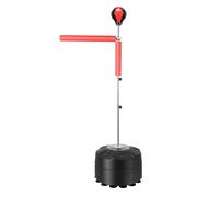 Sacco da boxe autoportante, con supporto, 130,5 - 157,5 cm, altezza regolabile, per fitness, allenamento della velocità, allenamento di reazione
