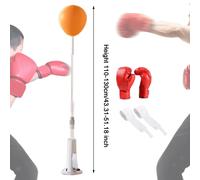 Sacco Da Boxe con Supporto per Allenamento E Coordinazione in Palestra a Casa