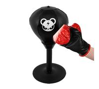 Sacco da boxe da scrivania, mini set da boxe antistress, base caricata a molla con cuscino resistente, accessorio da scrivania portatile per lavoro, studio o divertimento a casa e rilascio della