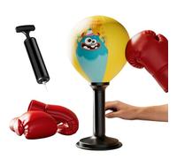 Sacco da boxe da scrivania: palla da boxe antistress, giocattolo di allenamento di reazione super per alleviare lo stress per allenamento, bambini, adulti, casa, dormire