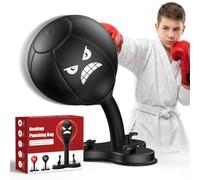 Sacco da boxe da scrivania, Speed Ball per alleviare lo stress e l'allenamento dei riflessi, sacco da boxe con flessibilità a molla super forte e forte ventosa per scrivania da ufficio, palestra a