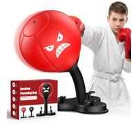 Sacco da boxe da scrivania, Speed Ball per alleviare lo stress e l'allenamento dei riflessi, sacco da boxe con flessibilità a molla super forte e forte ventosa per scrivania da ufficio, palestra a