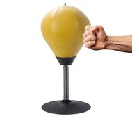 Sacco Da Boxe Da Tavolo - Palla Da Boxe In PVC Da 14,5 Pollici | Palla Da Boxes Da Box Per Alleviare Lo Stress | Con Molla Galvanica E Base Di Aspirazione Per L'allenamento Fitness A Casa In Ufficio