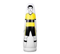 Sacco da boxe gonfiabile per allenamento di calcio, resistente, giallo, 175 cm