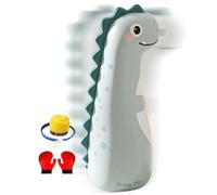 Sacco Da Boxe Gonfiabile Per Bambini - Bersaglio Da Boxe Gonfiabile Da 47 Pollici, Set Di Guanti Da Allenamento, Pompa Ad Aria Inclusa, Giocattolo Di Attività Con Supporto Rimbalzante Durevole | Eserc