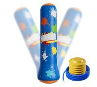 Sacco da boxe gonfiabile per bambini - Borsa da perforazione con supporto e pompa inclusa | Borsa da boxe divertente con , ideale per esercizi di , gioco attivo e sviluppo fisico