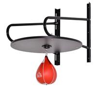 Sacco da boxe Homcom con supporto a parete con piattaforma regolabile in altezza