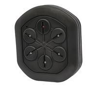 Sacco da boxe musicale, imbottitura interattiva, sacco da boxe da parete, connessione Bluetooth, con supporto per cellulare e porta USB, adatto per l'allenamento a casa e il soggiorno, 44,5 x 40 cm