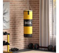 Sacco da boxe non riempito Sportnow con guantoni da boxe Gancio giallo