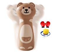Sacco da boxe per bambini, set da boxe gonfiabile e stabile, per bambini | Attrezzatura da allenamento con rimbalzo automatico per ragazzi e ragazze