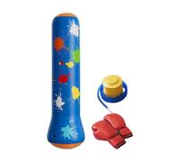 Sacco da boxe per bambini - Set sacco da boxe | da Bxe, Giocattoli Gonfiabili per Lo Sport da Allenamento Include Guanti Pompa da Box con Azione di Rimbalzo per Karate Interni Esterni Casa So