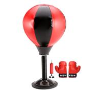 Sacco Da Boxe Per Scrivania Palla da Box Gonfiabile con | Sacca da Pugilato Gonfiabile per Adolescenti Ufficio Studenti Appassionati di Videogiochi Casa Studio Soggiorno