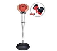 Sacco da Boxe Punching Ball Punching Ball con Guantoni PRO Rosso