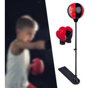 Sacco da per Bambini con Supporto, Guantoni da Regolabile Sport Autoportante