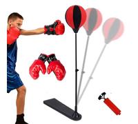 Sacco Da Pugilato Per Bambini - Sacco Da Pugilato Regolabile In Altezza Con Guantoni - Set Sportivo Portatile Per Allenamento Fitness Esercizio,Casa Giardino