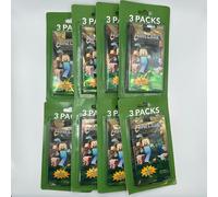 Sacco Di (24) Minecraft da Collezione Adesivo Card Booster Pacchetti IN Blister