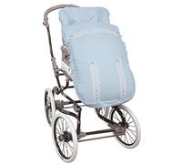 Sacco di bebé universale Sedia alta Gama Pique Celeste + Cubre imbracatura di regalo, removibile, tessuto posteriore 3d