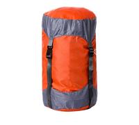 Sacco di compressione, borsa a compressione, materiale in poliestere per sale spazio morbido panno portatile compatto chiusura sicura, borsa per il campeggio in barca, 16.93x8.27x0.39 pollici, arancio