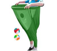 Sacco di patate per adulti, giochi di corse a relè nel cortile, divertenti pantaloni giganti elasticizzati, con 2 palline rimbalzanti, per feste di compleanno, picnic, riunioni, , patio