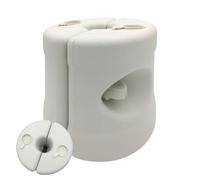 Sacco di sabbia per ombrelli riempibile, base per ombrello, supporto rotondo per ombrelloni da terrazza per baldacchino esterno, base antivento riempibile con facile montaggio per giardino, terrazza