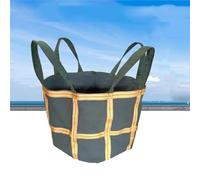 Sacco di sollevamento in nylon - Sacchi di sollevamento riutilizzabili e resistenti, sacco di sollevamento in tessuto per gru, carrelli elevatori, per utensili di movimentazione industriale(60 X 60X70