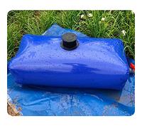 Sacco di stoccaggio per acqua, Contenitore for acqua pieghevole, borsa for acqua portatile, blu, diverse misure, confezione da 1(1500L/1.8x1.2x0.7m)