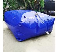 Sacco di stoccaggio per acqua, Sacca for acqua in PVC pieghevole for esterni, giardino, cortile, blu, da 30 l a 5100 l(2.5 * 1.5 * 0.8M/3000L/792Gallon)