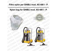 SACCO FILTRO NYLON cod: 3001215 PER aspirapolvere GHIBLI modello AS400 I - P