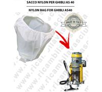 SACCO FILTRO NYLON cod: 3001220 PER aspirapolvere GHIBLI modello AS 40