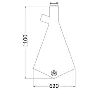 Sacco in PVC per doccia Saturn - 1 PZ Osculati - 15.470.91 - 1547091