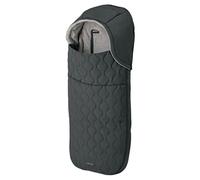 Inglesina Sacco Termico Passeggino 3 in 1, Interno in Caldo Fleece, Esterno Trapuntato Water-Resistant, Cappuccio Removibile, Compatibile con Cinture a 5 Punti, 44 x 92 cm, Graphite