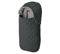 Inglesina Sacco Termico Newborn 3 in 1 per Culla e Seggiolino Auto, Interno in Caldo Fleece, Esterno Trapuntato Water-Resistant, Cappuccio Removibile, 40 x 76 cm, Graphite