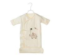 Sacco nanna a maniche lunghe, in cotone, motivo elefante, per neonati, unisex, da 0 a 12 mesi