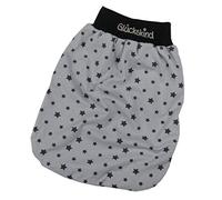 Sacco nanna a pelo con stelle e nome, sacco nanna personalizzato, 0-3 mesi, grigio., XS