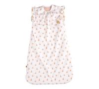 Sacco nanna imbottito con volant 0/6 mesi in cotone bianco