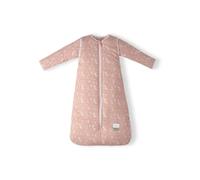 MOOVO by Nuvita 90150 | Sacco Nanna Invernale con Zip Centrale e Cerniera per i Piedi, in Cotone e imbottitura in materiale Riciclato, certificato OEKO TEX | 0-6 MESI | English Rose