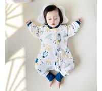 Sacco nanna per bambini e neonati, 2,5 tog, in tessuto confortevole e a motivi cartoni animati, con divisore per le gambe, adatto per primavera e autunno, tema "love" per il San Valentino 70,80,90,100