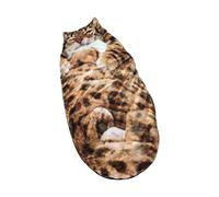 Sacco nanna per gatti, per adulti, 175 x 80 cm, in velluto, lavabile, resistente al freddo, per interni, caldo, accogliente, per casa, camera da letto, soggiorno, Hotel Gesc